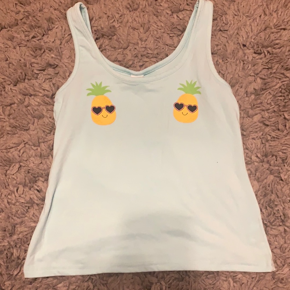Pineapple sleep tank top